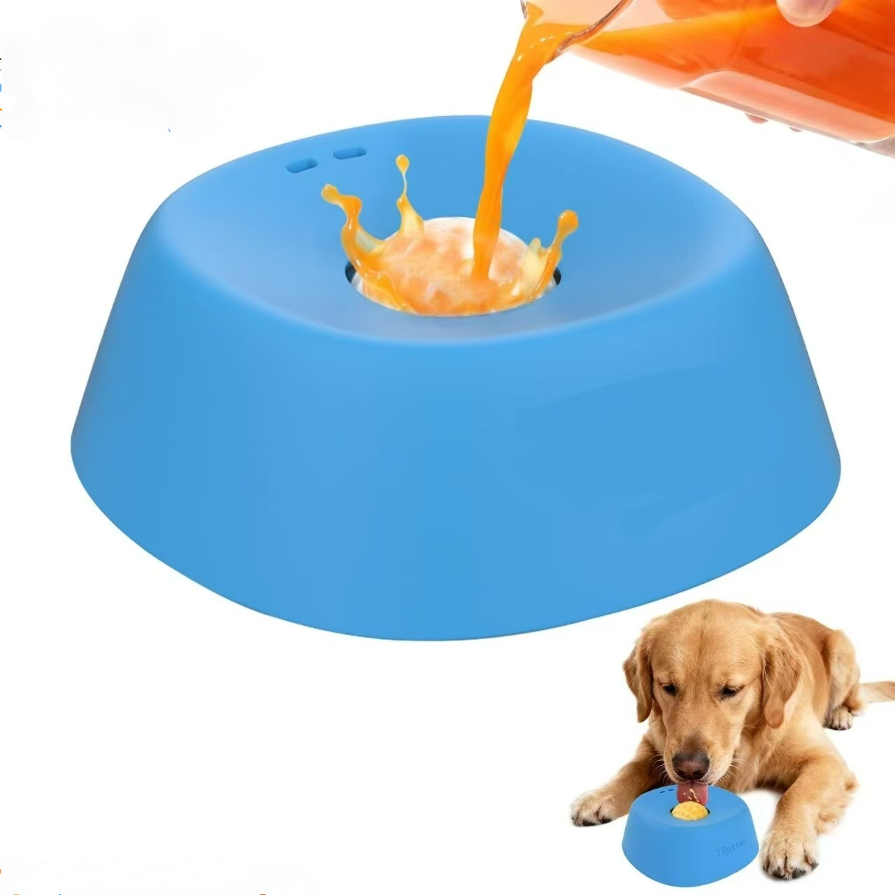 Dog Lick Bowl Non-slip Pet Liquid Slow Food Bowl