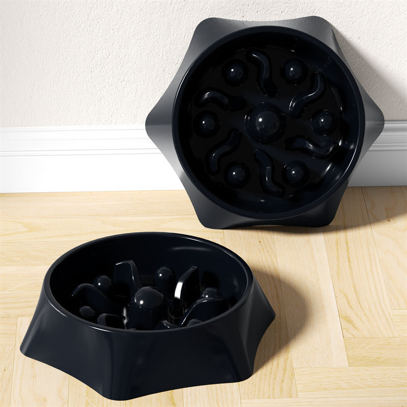 Neck Protection Slow Food Non-slip Easy To Clean Anti-choking Pet Bowl