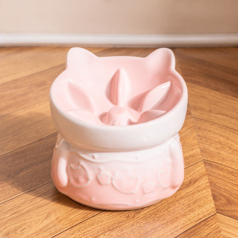 Ceramic Slow Food Slow Food Cat And Dog Bowl Cat Food Bowl