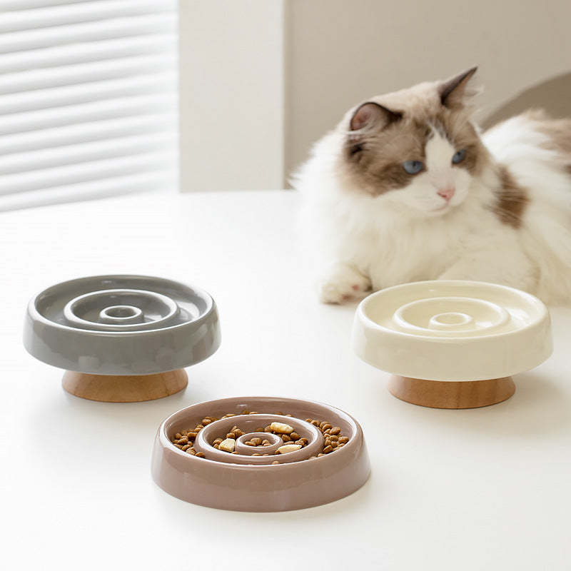 Ceramic Pet Slow Food Bowl