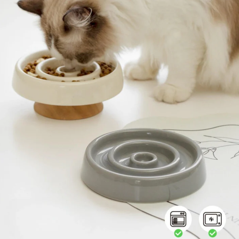 Ceramic Pet Slow Food Bowl