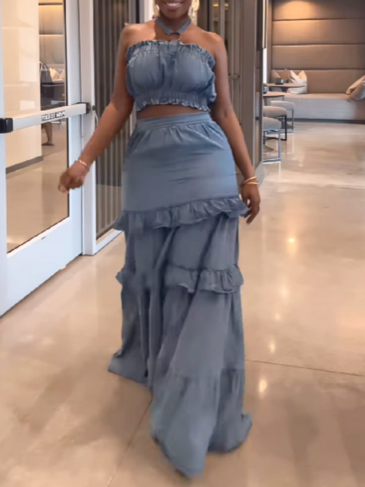 Cowboy Strapless Set