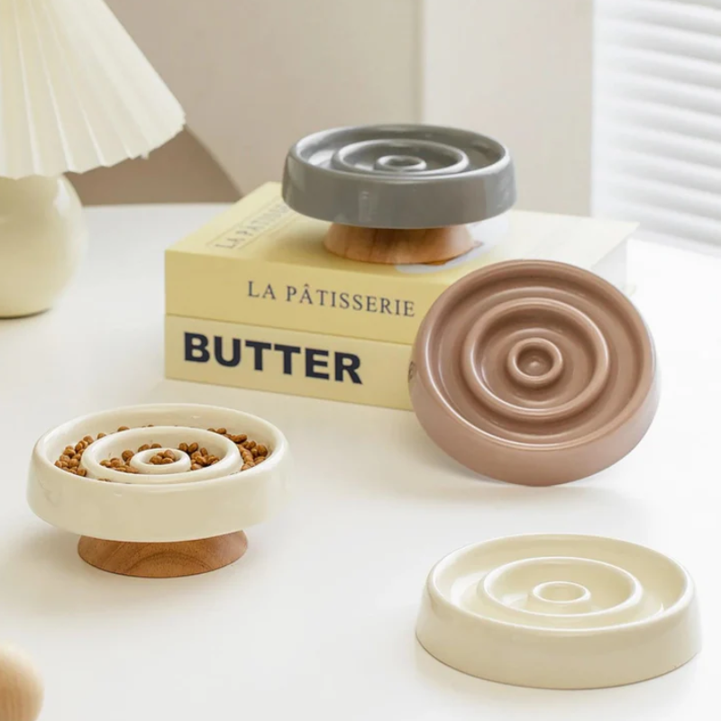 Ceramic Pet Slow Food Bowl